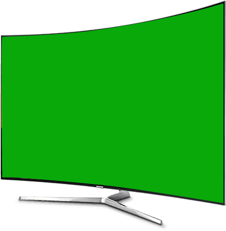 Curve Tv Frame Png Green Screen