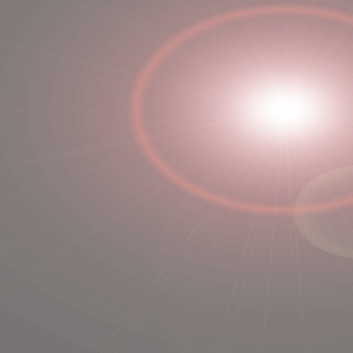 glowing light